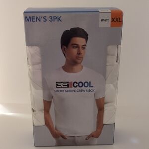 32 Degrees White Undershirts Moisture-Wicking 3 Pack